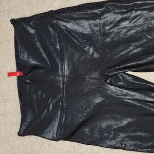 Spanx Faux Leather Leggings size medium